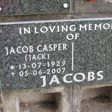 JACOBS Jacob Casper 1929-2007