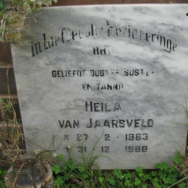 JAARSVELD Heila, van 1963-1988