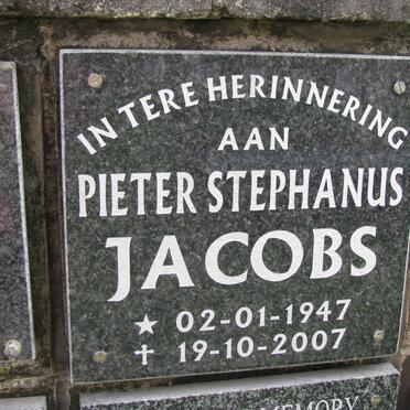 JACOBS Pieter Stephanus 1947-2007