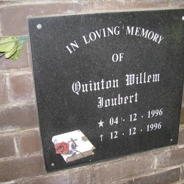JOUBERT Quinton Willem 1996-1996