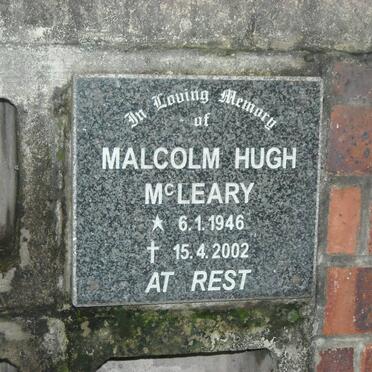 MCLEARY Malcolm Hugh 1946-2002