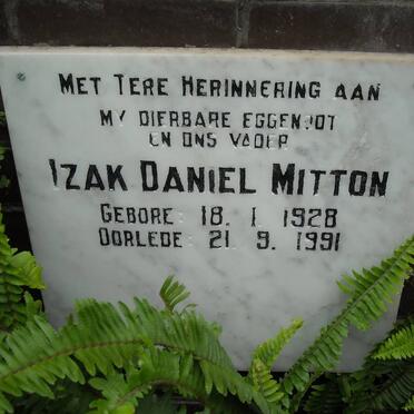 MITTON Izak Daniel 1928-1991