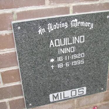 MILOS Aquilino 1920-1995