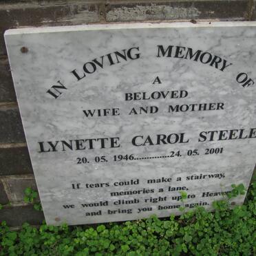 STEEL Lynette Carol 1946-2001