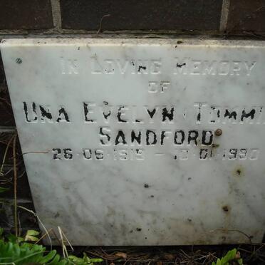SANDFORD Una Evelyn 1919-1990