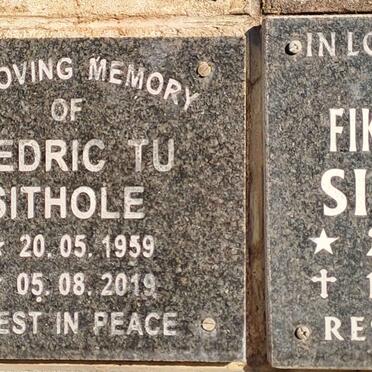 SITHOLE Cedric Tu 1959-2019 :: SITHOLE Fikile Grace 1942-2017