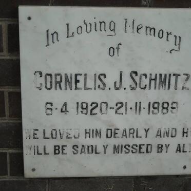 SCHMITZ Cornelis 1920-1989