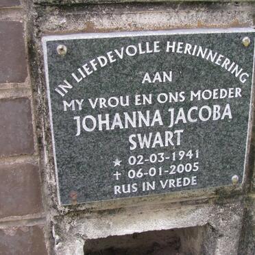 SWART Johanna Jacoba 1941-2005