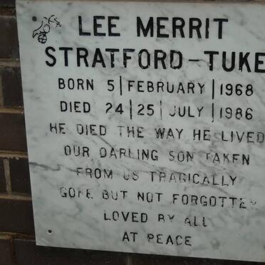 TUKE Lee Merrit, Statford 1968-1986