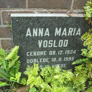 VOSLOO Anna Maria 1924-1995