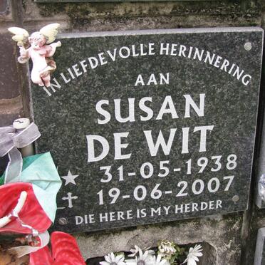 WIT Susan, de 1938-2007