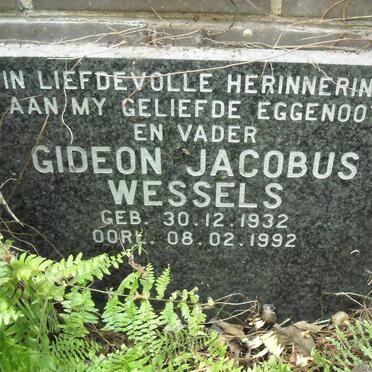 WESSELS Gideon Jacobus 1932-1992