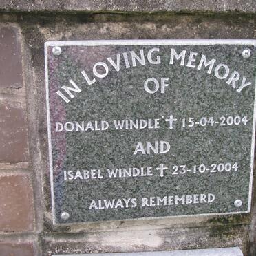 WINDLE Donald -2004 &amp; Isabel -2004