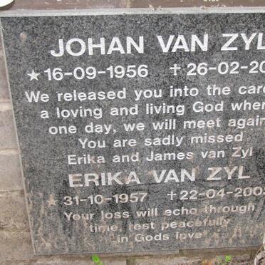 ZYL Johan, van 1956-2000