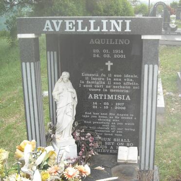 AVELLINI Aquilino 1914-2001 &amp; Artimisia 1917-2006