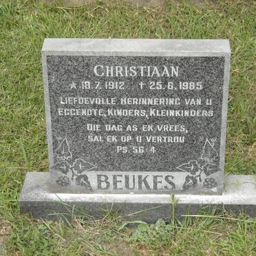 BEUKES Christiaan 1912-1985