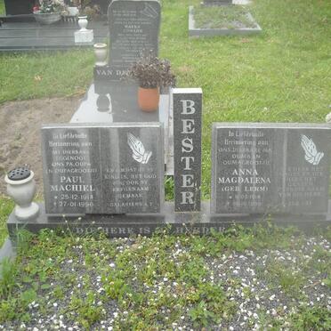 BESTER Paul Machiel 1914-1996 &amp; Anna Magdalena LERM 1918-1999