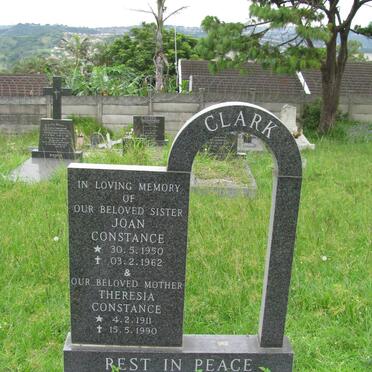 CLARK Joan Constance 1950-1962 :: CLARK Theresa Constance 1911-1990