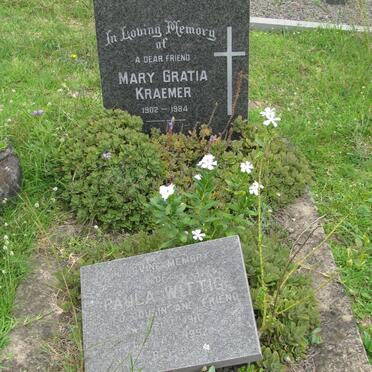 KRAEMER Mary Gratia 1902-1984 :: WITTIG Paula 1910-1992
