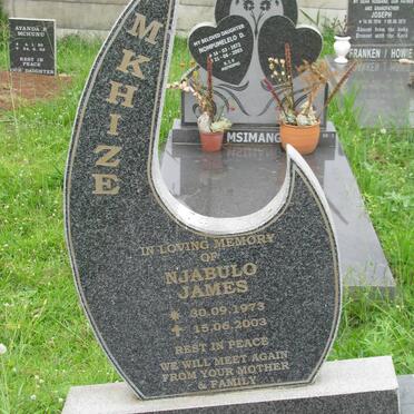 MKHIZE Njabulo James 1973-2003