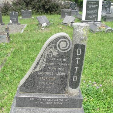 OTTO Casparus Jacob Fabricius 1946-1982