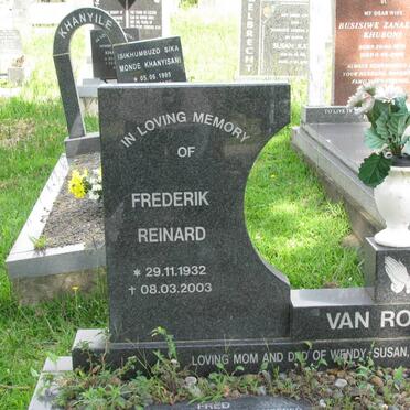 ROOYEN Frederik Reinard, van  1932-2003
