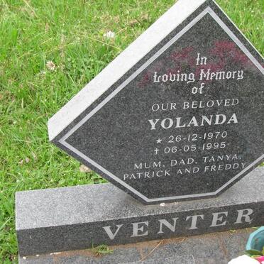 VENTER Yolanda 1970-1995