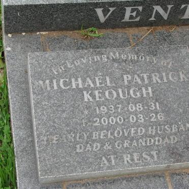 VENTER Michael Patrick Keough 1937-2000