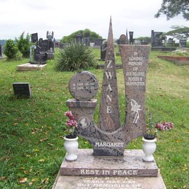 ZWANE Margaret 1949-2005