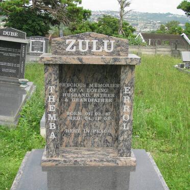 ZULU Themba Errol 1947-2003