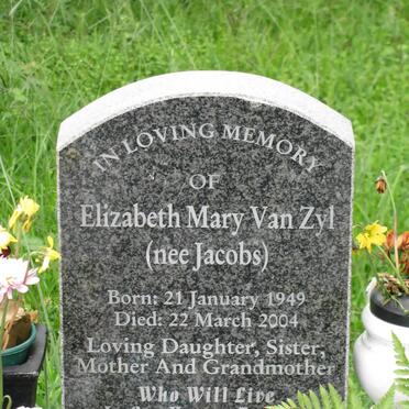 ZYL Elizabeth Mary, van nee JACOBS 1949-2004