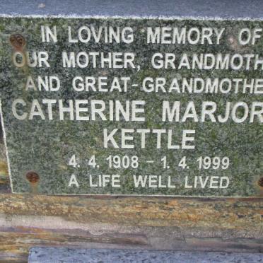 KETTLE Catherine Marjorie 1908-1999