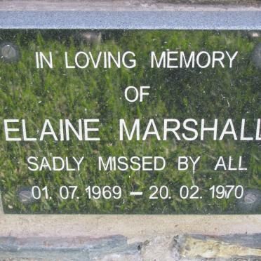 MARSHALL Elaine 1969-1970