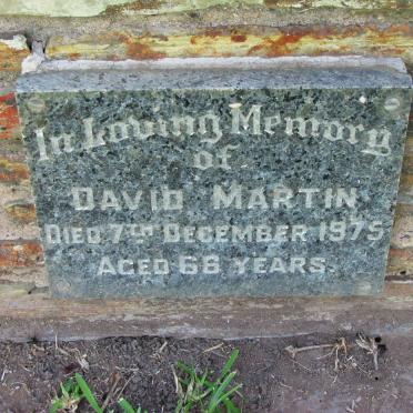 MARTIN David -1975