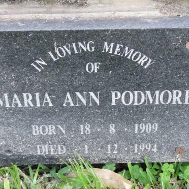 PODMORE Maria Ann 1909-1994