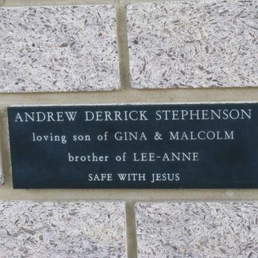 STEPHENSON Andrew Derrick 
