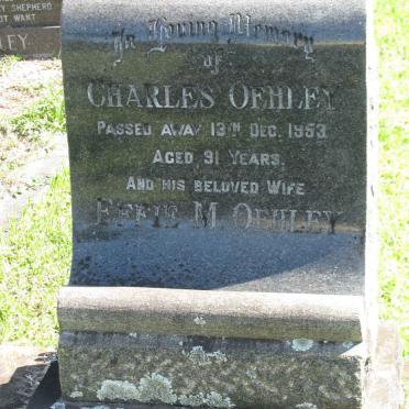 OEHLEY Charles -1953 and Effie M. -1956