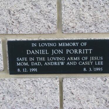 PORRITT Daniel Jon 1991-1995