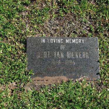 NIEKERK Bert, van -1995 &amp; Helen Blanche 1902-1978