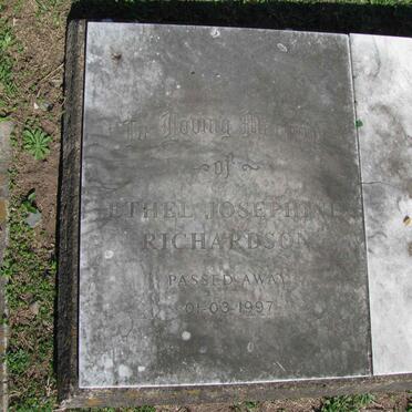 RICHARDSON Ethel Josephine -1997