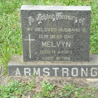 ARMSTRONG Melvyn -1989