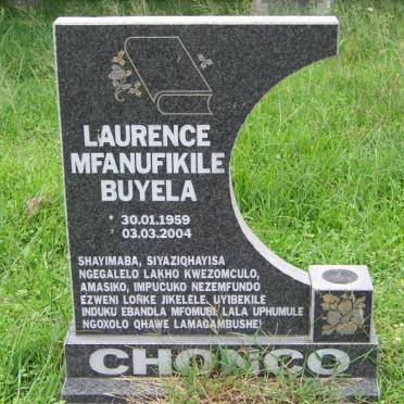 BUYELA Laurence Mfanufikile 1959-2004