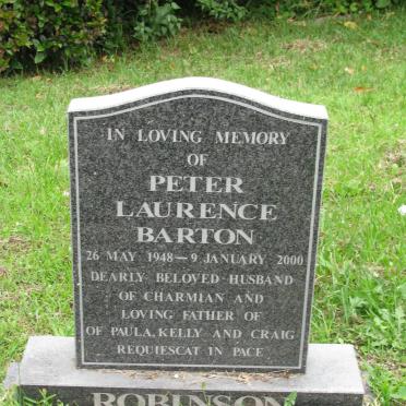BARTON Peter Laurence 1948-2000