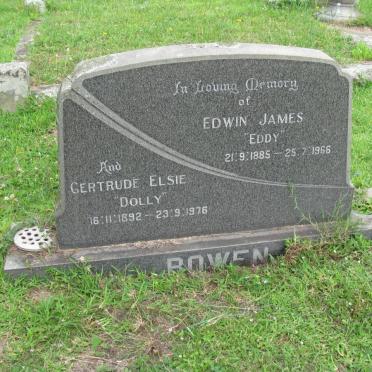 BOWEN Edwin James 1885-1966 &amp; Gertrude Elsie 1892-1976