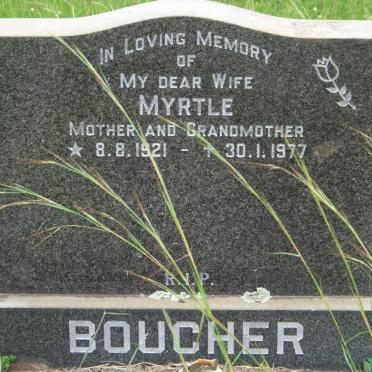 BOUCHER Myrtle 1921-1977