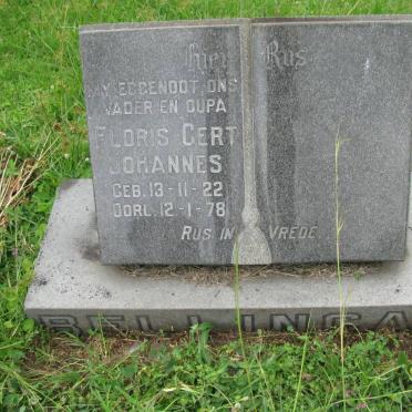 BELLINGAN Floris Gert Johannes 1922-1978