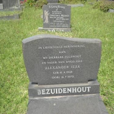 BEZUIDENHOUT Alexander Izak 1948-1970