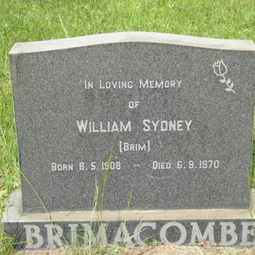 BRIMACOMBE William Sydney 1908-1970