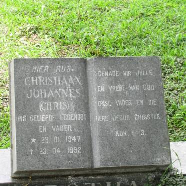 BOTHA Christiaan Johannes 1947-1992