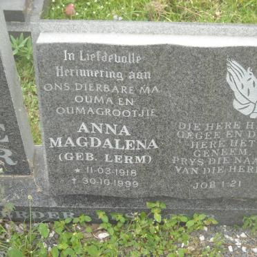 BESTER Paul Machiel 1914-1996 &amp; Anna Magdalena LERM 1918-1999